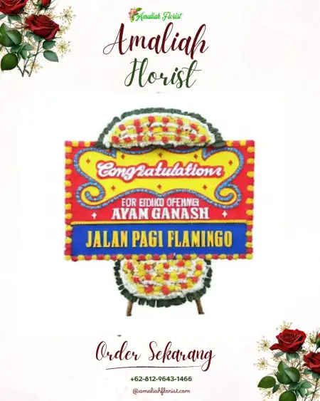 Sewa Papan Bunga Mane